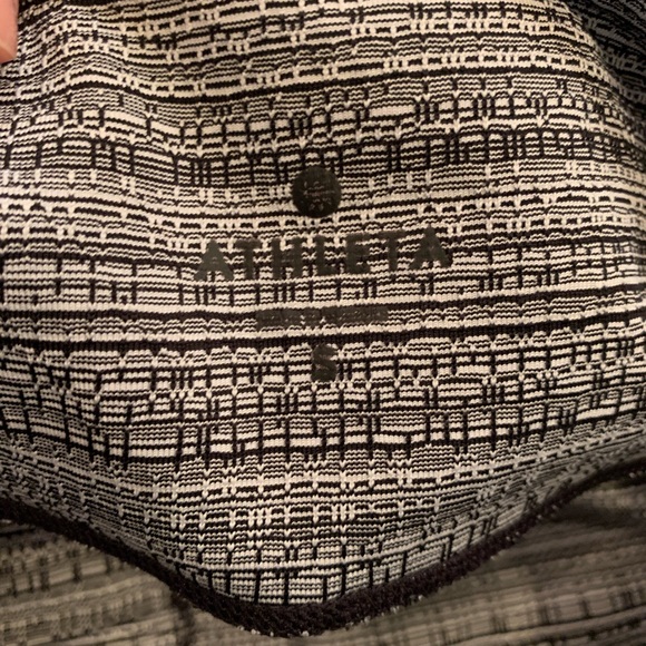 ATHLETA Jacquard Chaturanga high rise Mesh Capri Crop Leggings small - Picture 5 of 8